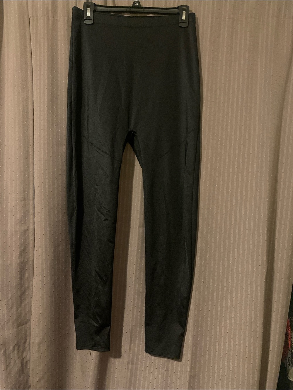 Yitty Black Full-Length Stretch Leggings XL